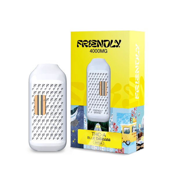 Friendly 4000MG-Disposable Vape Blue-Dream